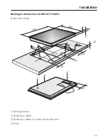 Предварительный просмотр 55 страницы Miele KM 530 Operating And Installation Manual