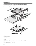 Предварительный просмотр 56 страницы Miele KM 530 Operating And Installation Manual