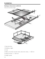 Предварительный просмотр 58 страницы Miele KM 530 Operating And Installation Manual