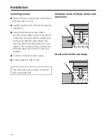 Предварительный просмотр 64 страницы Miele KM 530 Operating And Installation Manual