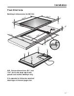 Предварительный просмотр 67 страницы Miele KM 530 Operating And Installation Manual