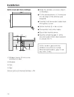 Предварительный просмотр 70 страницы Miele KM 530 Operating And Installation Manual