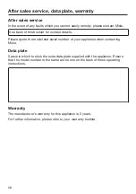 Preview for 68 page of Miele KM 5603 Operating And Installation Instructions