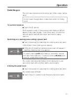 Предварительный просмотр 21 страницы Miele KM 5617 Operating And Installation Instructions