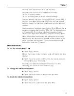 Предварительный просмотр 29 страницы Miele KM 5617 Operating And Installation Instructions