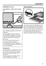 Preview for 39 page of Miele KM 5621 Operating And Installation Instructions