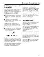 Preview for 27 page of Miele KM 5670 Operating And Installation Manual