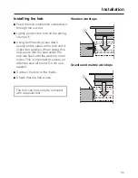 Preview for 55 page of Miele KM 5670 Operating And Installation Manual