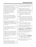 Preview for 27 page of Miele KM 5676 Operating And Installation Instructions