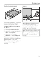 Preview for 39 page of Miele KM 5676 Operating And Installation Instructions