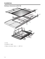 Preview for 60 page of Miele KM 5731 Operating And Installation Instruction