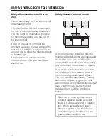 Предварительный просмотр 52 страницы Miele KM 5801 Operating And Installation Instructions