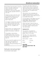 Предварительный просмотр 63 страницы Miele KM 5801 Operating And Installation Instructions