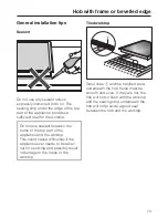 Preview for 73 page of Miele KM 5947 Operating And Installation Instructions