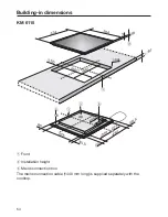 Предварительный просмотр 54 страницы Miele KM 611 Series Operating And Installation Instructions