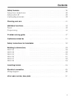 Preview for 3 page of Miele KM 6113 Operating And Installation Manual