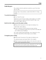 Preview for 21 page of Miele KM 6312 Operating And Installation Instructions