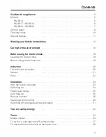 Preview for 3 page of Miele KM 6317 Operating And Installation Manual