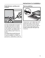 Preview for 55 page of Miele KM 6320 Operating And Installation Instructions