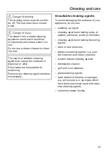 Предварительный просмотр 39 страницы Miele KM 6356 Operating And Installation Instructions