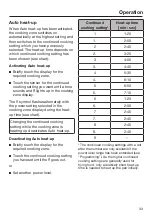 Preview for 33 page of Miele KM 6520 FL Operating And Installation Instructions