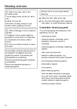 Preview for 46 page of Miele KM 6520 FL Operating And Installation Instructions