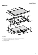 Preview for 63 page of Miele KM 6520 FL Operating And Installation Instructions