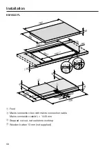 Preview for 68 page of Miele KM 6520 FL Operating And Installation Instructions