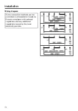 Preview for 72 page of Miele KM 6520 FL Operating And Installation Instructions