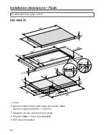 Preview for 60 page of Miele KM 6564 FL Operating And Installation Instructions