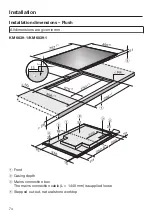 Предварительный просмотр 74 страницы Miele KM 6629-1 Operating And Installation Instructions