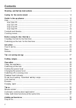 Preview for 2 page of Miele KM 7200 FR Operating And Installation Instructions