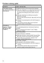 Preview for 52 page of Miele KM 7200 FR Operating And Installation Instructions