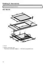 Preview for 60 page of Miele KM 7200 FR Operating And Installation Instructions