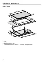 Preview for 62 page of Miele KM 7200 FR Operating And Installation Instructions