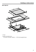 Preview for 63 page of Miele KM 7200 FR Operating And Installation Instructions