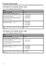 Preview for 70 page of Miele KM 7200 FR Operating And Installation Instructions