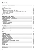 Preview for 2 page of Miele KM 7404 FX Operating And Installation Instructions