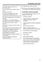 Preview for 53 page of Miele KM 7404 FX Operating And Installation Instructions