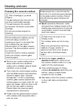 Preview for 54 page of Miele KM 7404 FX Operating And Installation Instructions