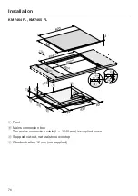 Preview for 76 page of Miele KM 7404 FX Operating And Installation Instructions