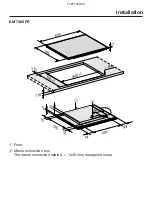 Preview for 9 page of Miele KM 7464 FL Installation Manual