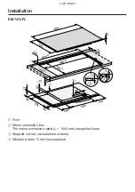 Preview for 18 page of Miele KM 7464 FL Installation Manual