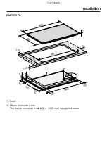 Предварительный просмотр 12 страницы Miele KM 7564 FL Installation Manual