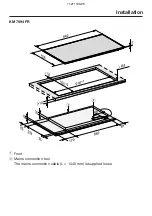 Предварительный просмотр 14 страницы Miele KM 7564 FL Installation Manual