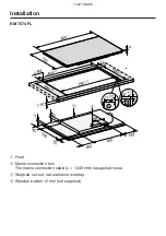 Предварительный просмотр 19 страницы Miele KM 7564 FL Installation Manual