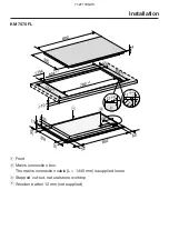 Предварительный просмотр 20 страницы Miele KM 7564 FL Installation Manual