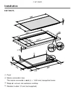 Предварительный просмотр 21 страницы Miele KM 7564 FL Installation Manual