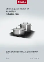 Preview for 1 page of Miele KM 7564 FL Operating And Installation Instructions