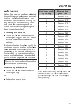 Preview for 45 page of Miele KM 7564 FL Operating And Installation Instructions